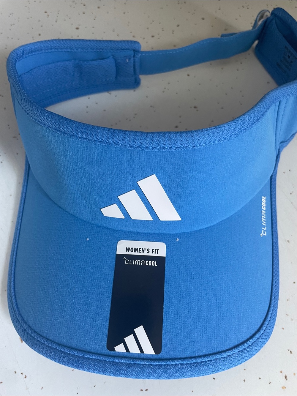 adidas Blue Women's Visor with White Logo